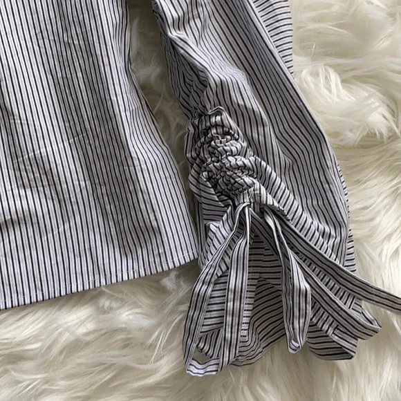 Anthropologie Sundays in Brooklyn Striped Blouse Size S - Picture 9 of 16
